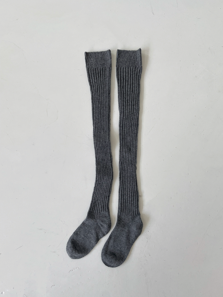 소프트 울 knee socks