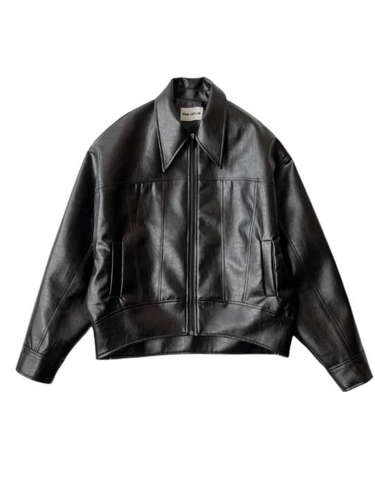Vegan leather jacket
